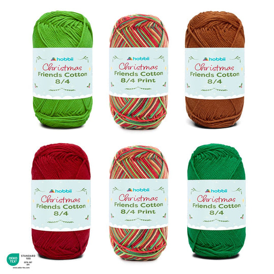 Friends Cotton 8/4 Print Christmas Color Pack (Edizione Limitata) - Friends