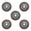

Bottoni con perla - 15 mm - 5 pz - Go Handmade
1