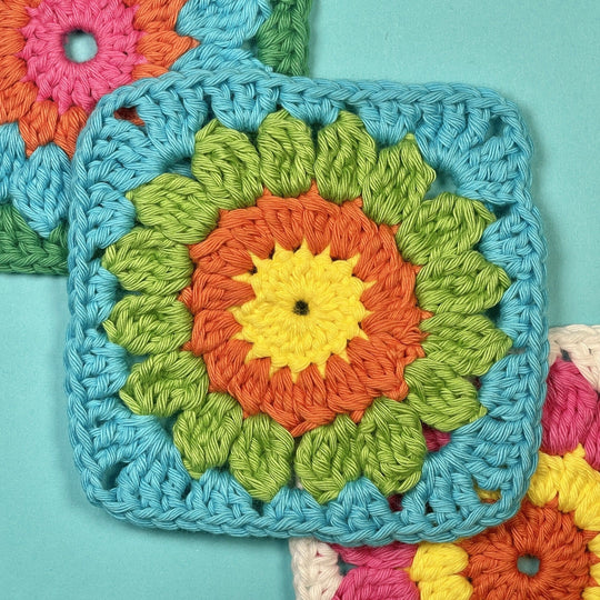 Hobbii Granny Square - Girasole