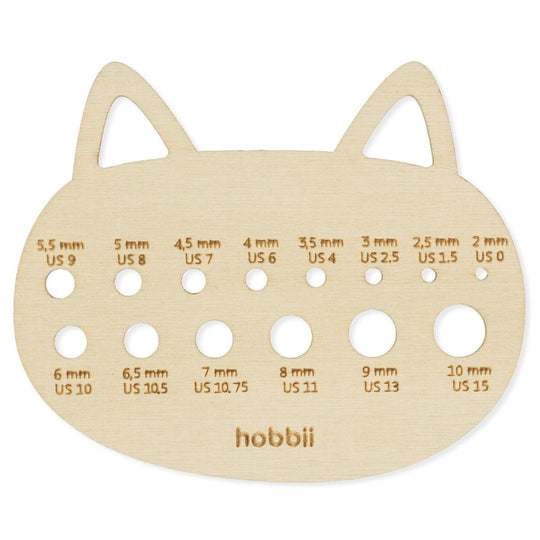 Calibro per ferri da maglia - Gatto - Hobbii
