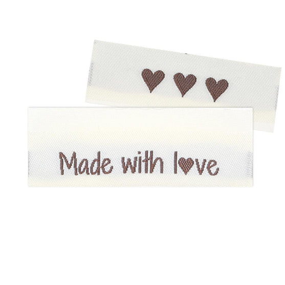 

10 Etichette - Made with love - 5 cm - Go Handmade
1