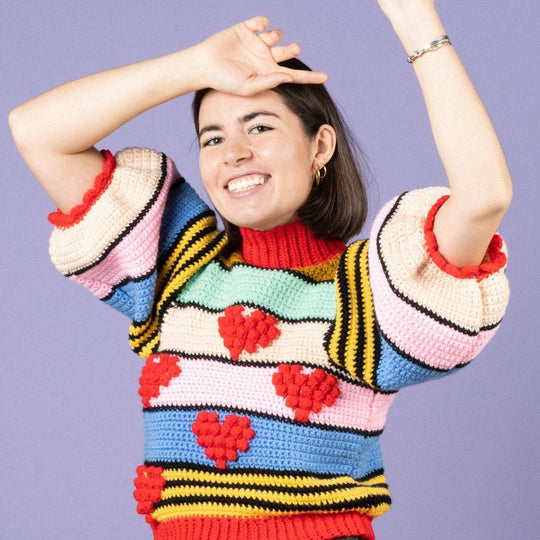 Heart on Crop - Maglione
