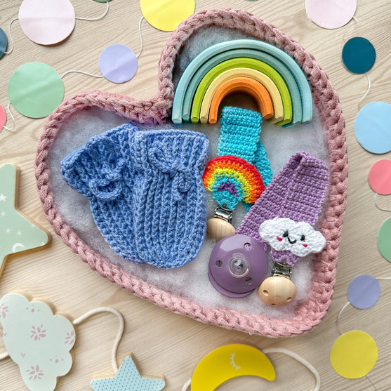 

Cestini a cuore - Set di 3 cesti
3