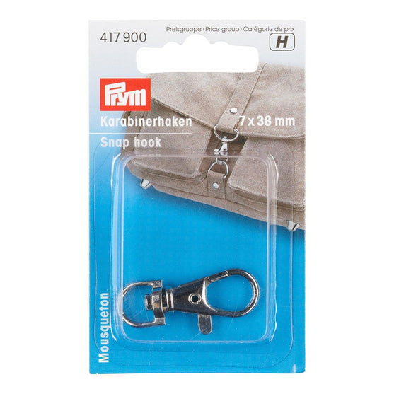 

Moschettone con gancio - Argento - Prym
3