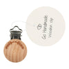 

Clip in legno con alloro - Go Handmade
3