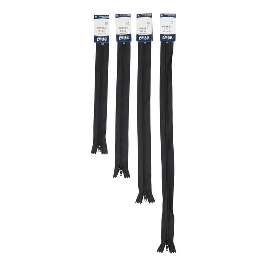 Cerniera a spirale 4 mm - Nera