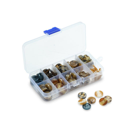 Bottoni in scatola - Marroni - Hobbii