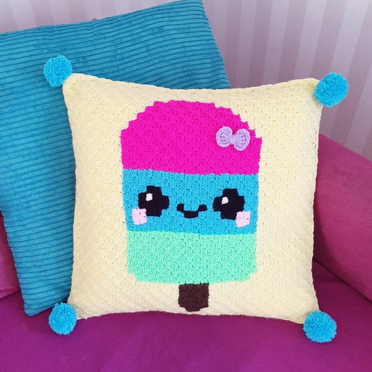 Kawaii Ghiacciolo - Cuscino