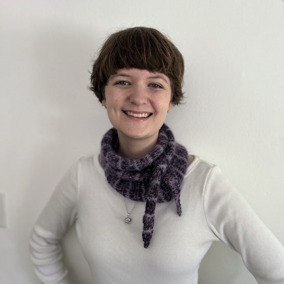 

Frosted Violets - Sciarpa
1