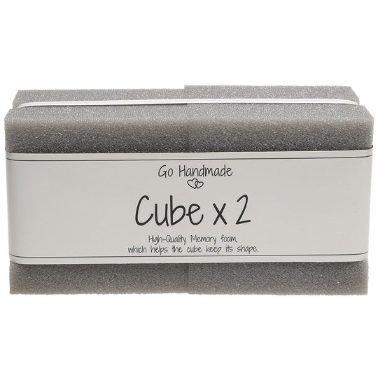 Memory Foam - Cubo piccolo (2 pz) - Go Handmade