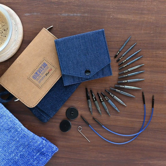 

Set di ferri intercambiabili super corti DENIM - KnitPro
4