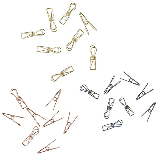 

Mollette in metallo - 8 pz. - Hobbii
1
