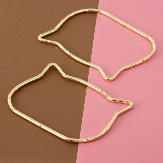 

Manici per borsa in metallo - Gatto - Hobbii
3