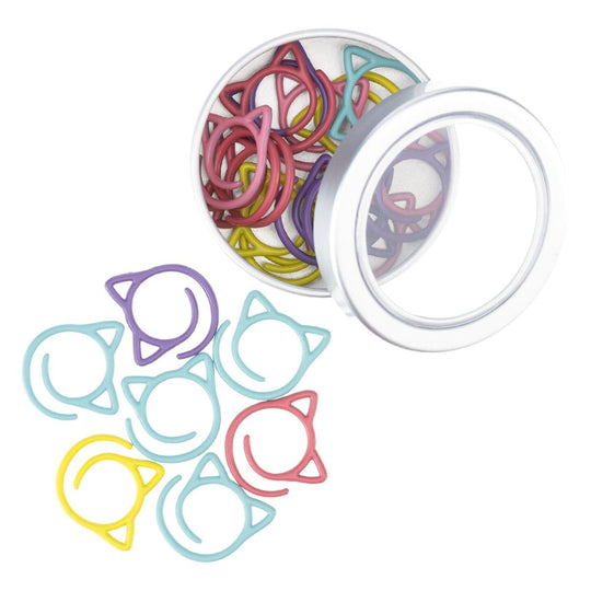 Segnamaglie in metallo - gatto - Hobbii