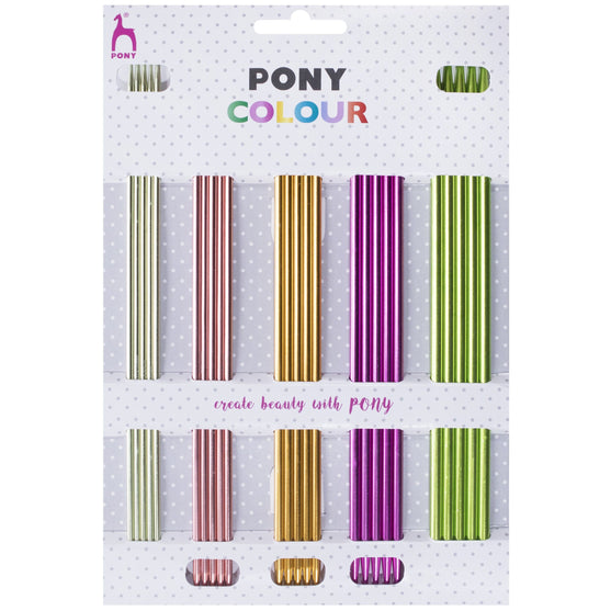 

Ferri da maglia a doppia punta Colour - Pony
1