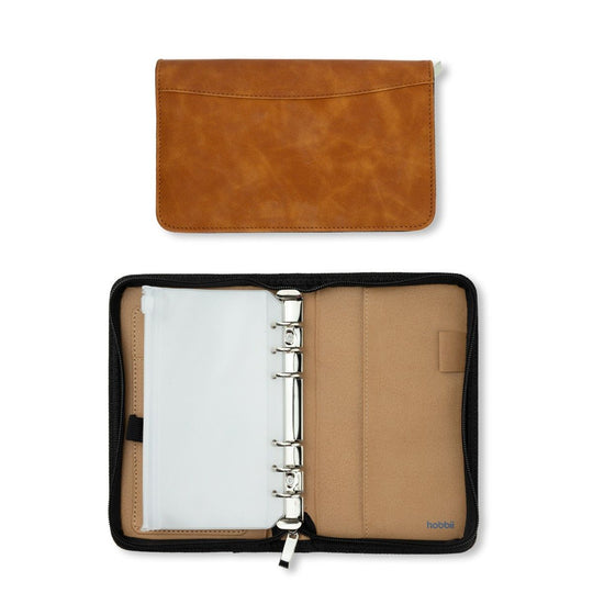 Astuccio in pelle PU con bustine con cerniera - Hobbii