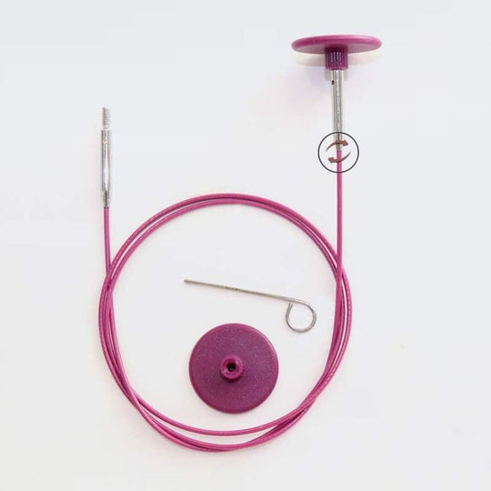 Cavo Swivel - Purple - KnitPro