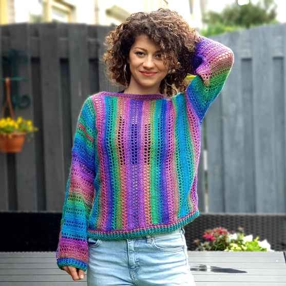 

Maglione Sparkling Rainbow
1