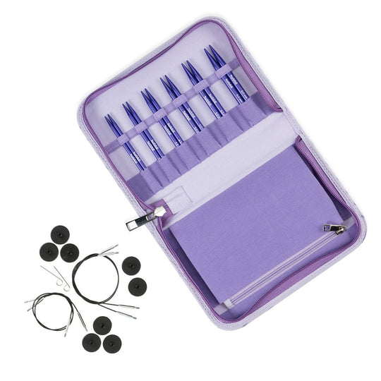 Set ferri circolari intercambiabili corti Stellar Essential - Amethyst - Hobbii