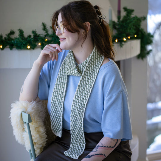 1° domenica dell'Avvento - Uncinetto - Steppingstone - Sciarpa