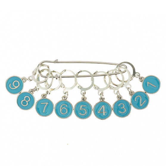 

Segnamaglie numerati e spilla per scialle - Hobbii
1