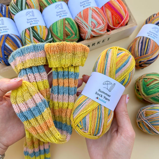 

Summer Sock Yarn - Hobbii
10