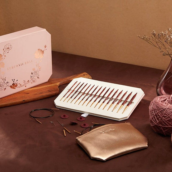 

Set di ferri circolari intercambiabili Symfonie Rose - KnitPro
4