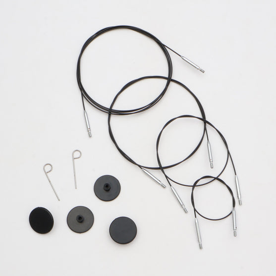 

Cavo Thin & Flex Swivel - Black - KnitPro
1