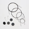 

Cavo Thin & Flex Swivel - Black - KnitPro
1