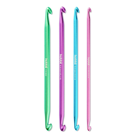 Set di uncinetti tunisini doppi Alu - 14 cm - Hobbii