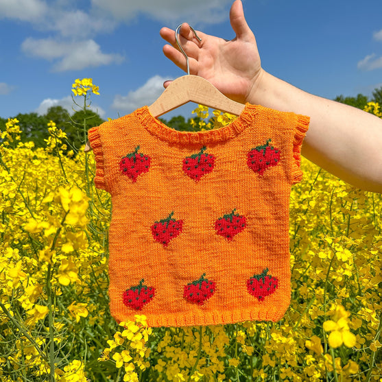 

Tutti Frutti Strawberry - Maglietta senza maniche per bambini
1