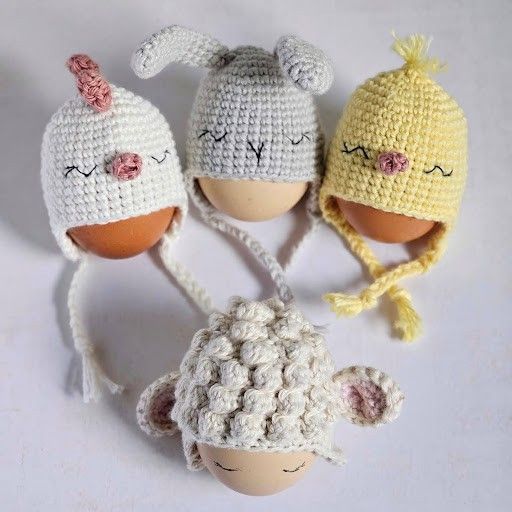 Cozy Egg Hats - Decorazione di Pasqua