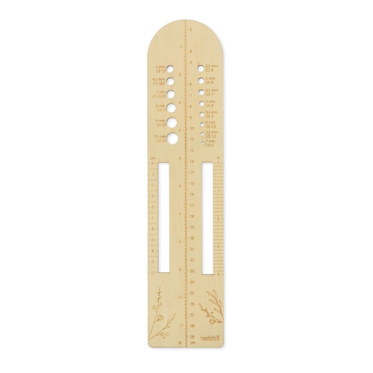 Righello per calze con calibro - Hobbii