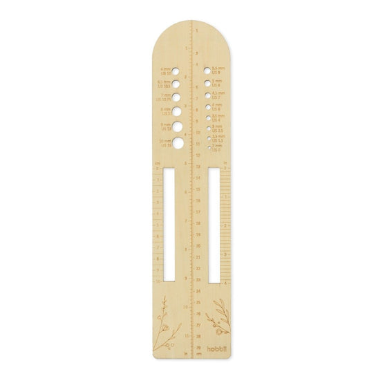 

Righello per calze con calibro - Hobbii
1